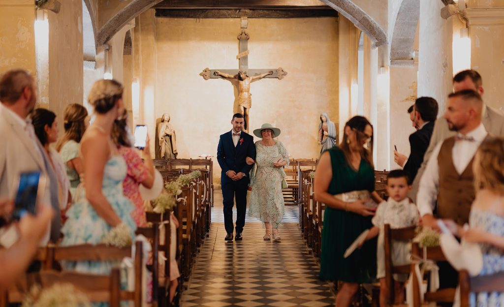 Cérémonie religieuse à l’église de Vence