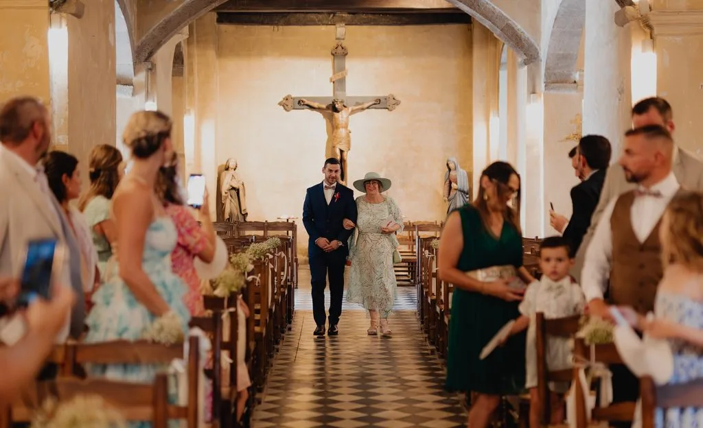 Cérémonie religieuse à l’église de Vence