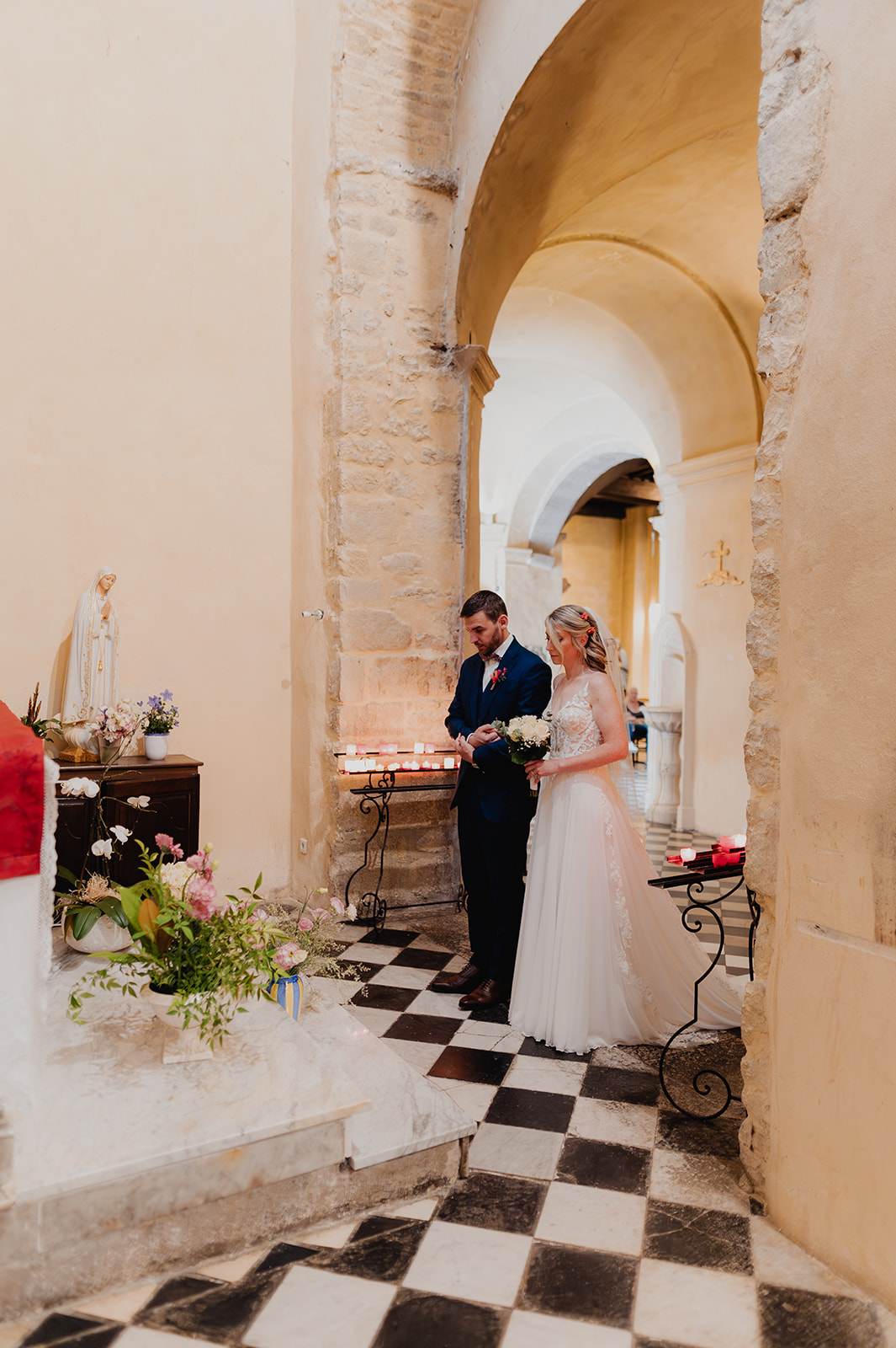 Cérémonie religieuse à l’église de Vence