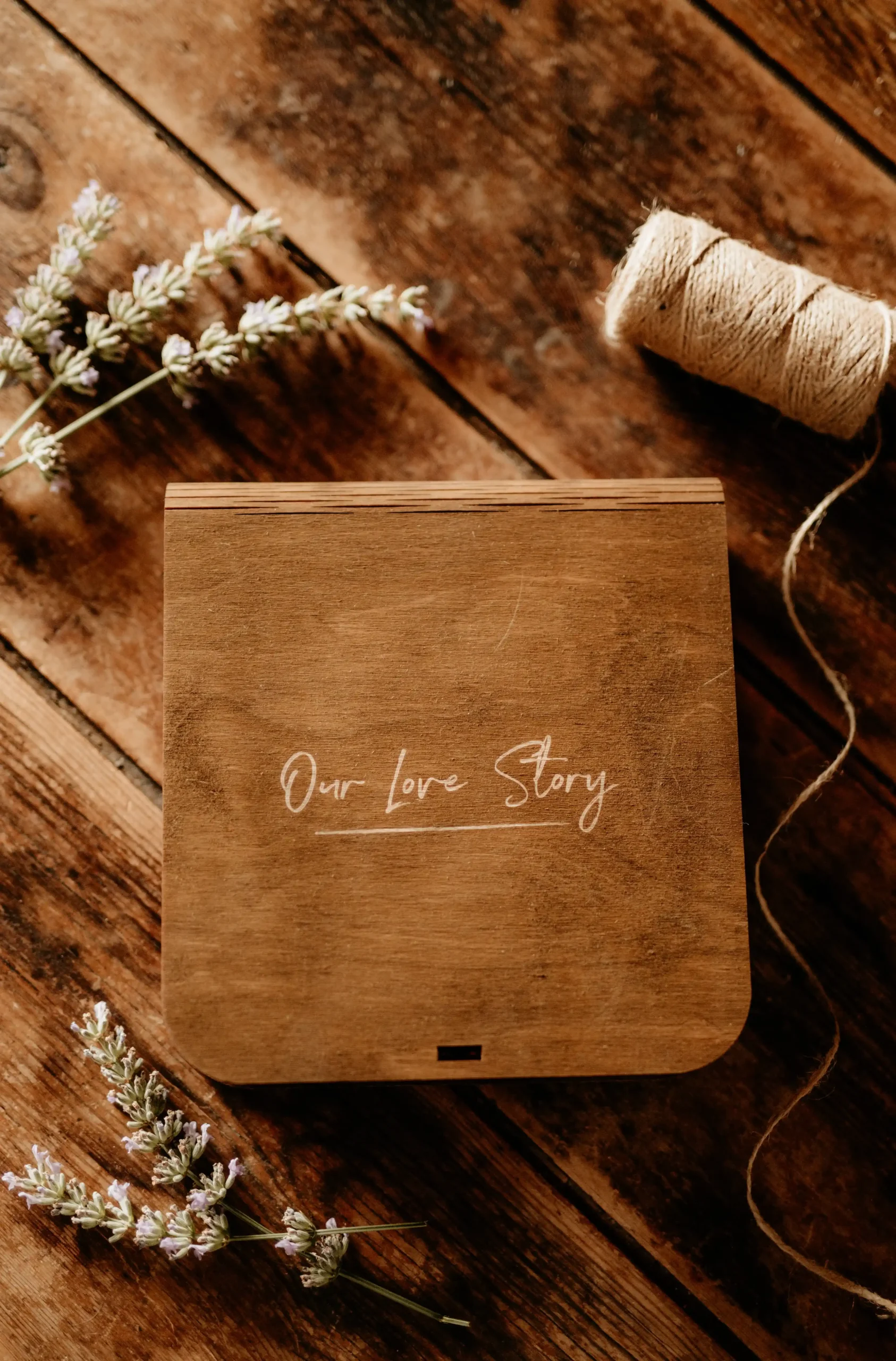 coffret livraison reportage mariage Provence - clé USB et tirages