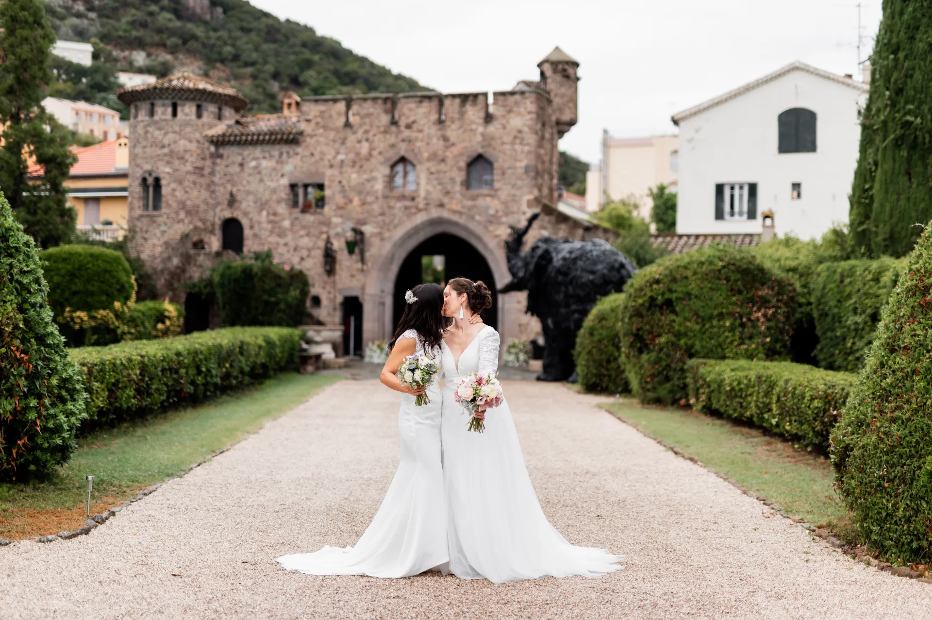 Photographe de mariage au Château la Napoule