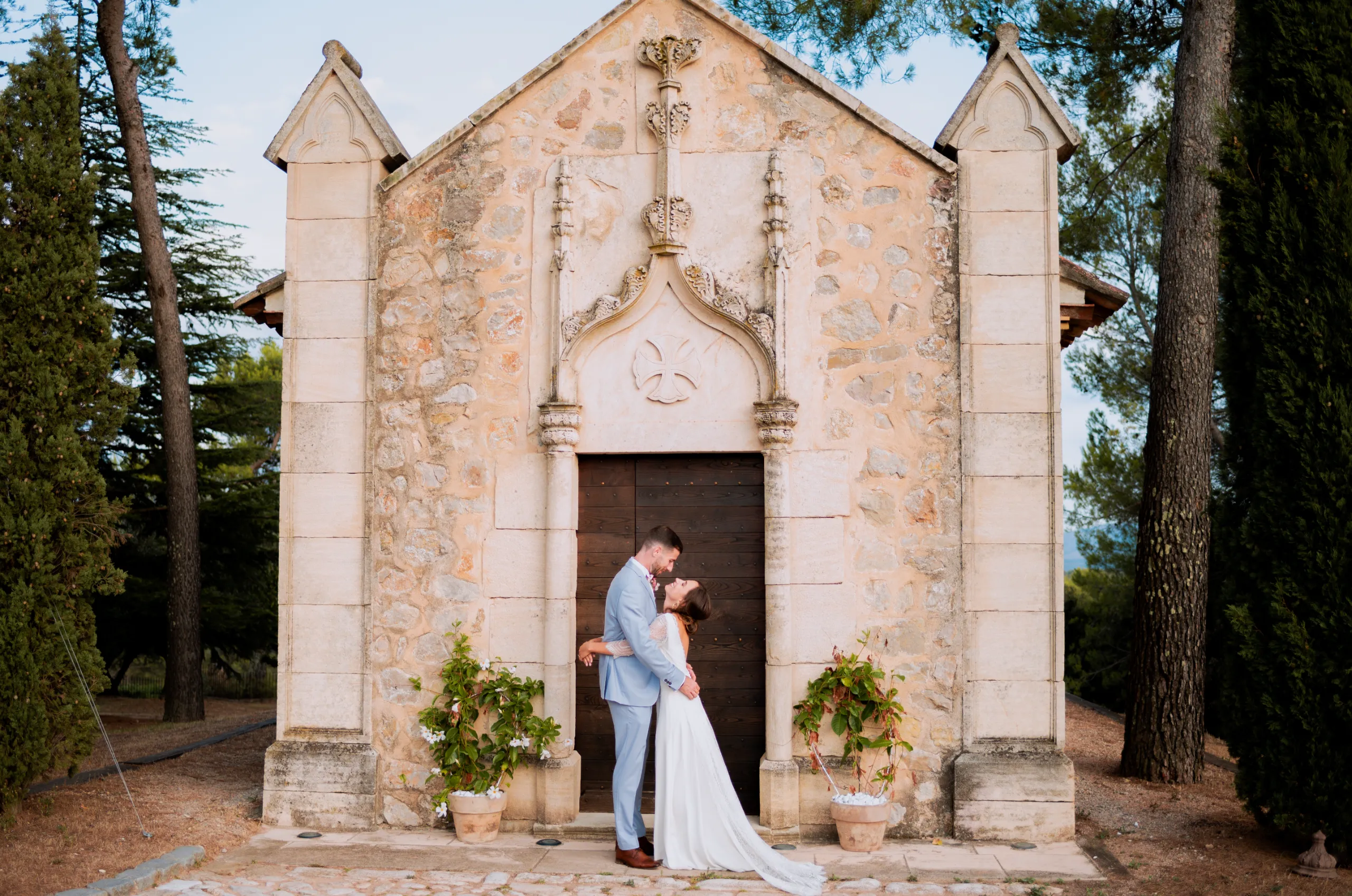 Photographe de mariage au Château Rasque, Provence