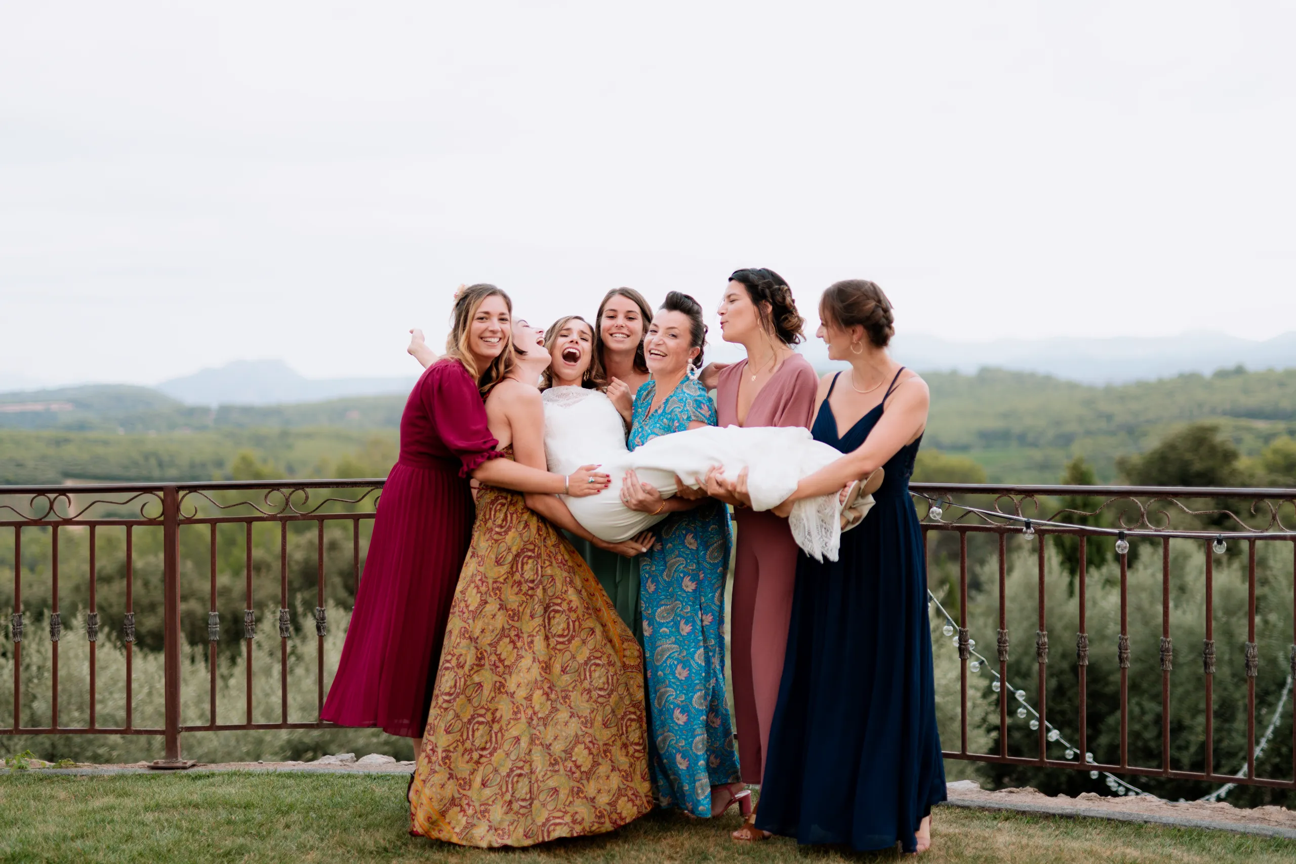 Photographe de mariage au Château Rasque, Provence